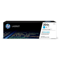 

												
												HP 204A Cyan LaserJet Toner Cartridge